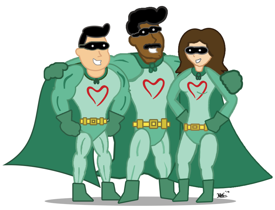 Living Resources Superhero Trio