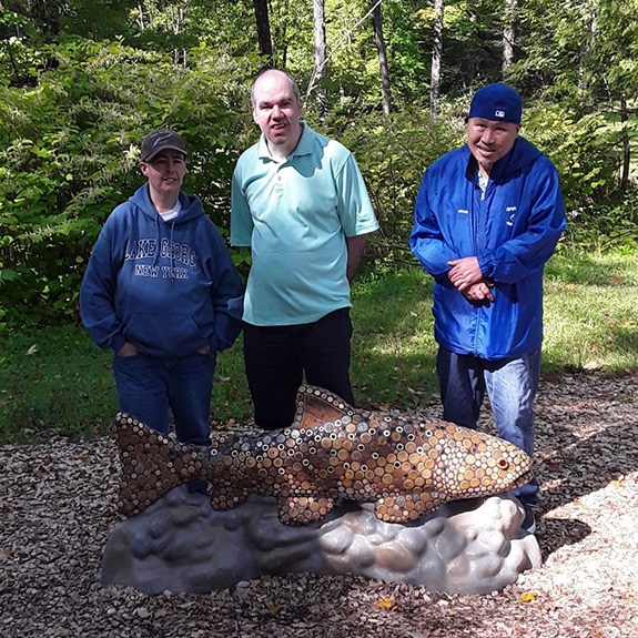 Site Based Habilitation Program Members in Woods Site Based Habilitation Program Members in Woods