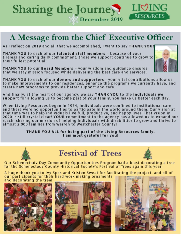Sharing the Journey- December 2019
