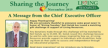 Sharing the Journey November News & Updates Banners