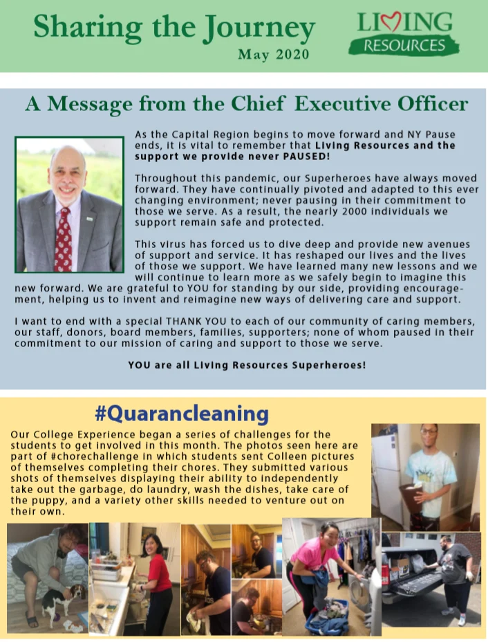 Sharing the Journey- May 2020