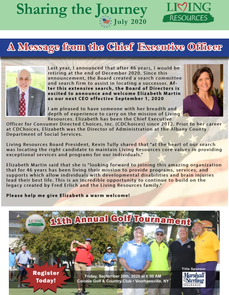 Sharing the Journey- July 2020