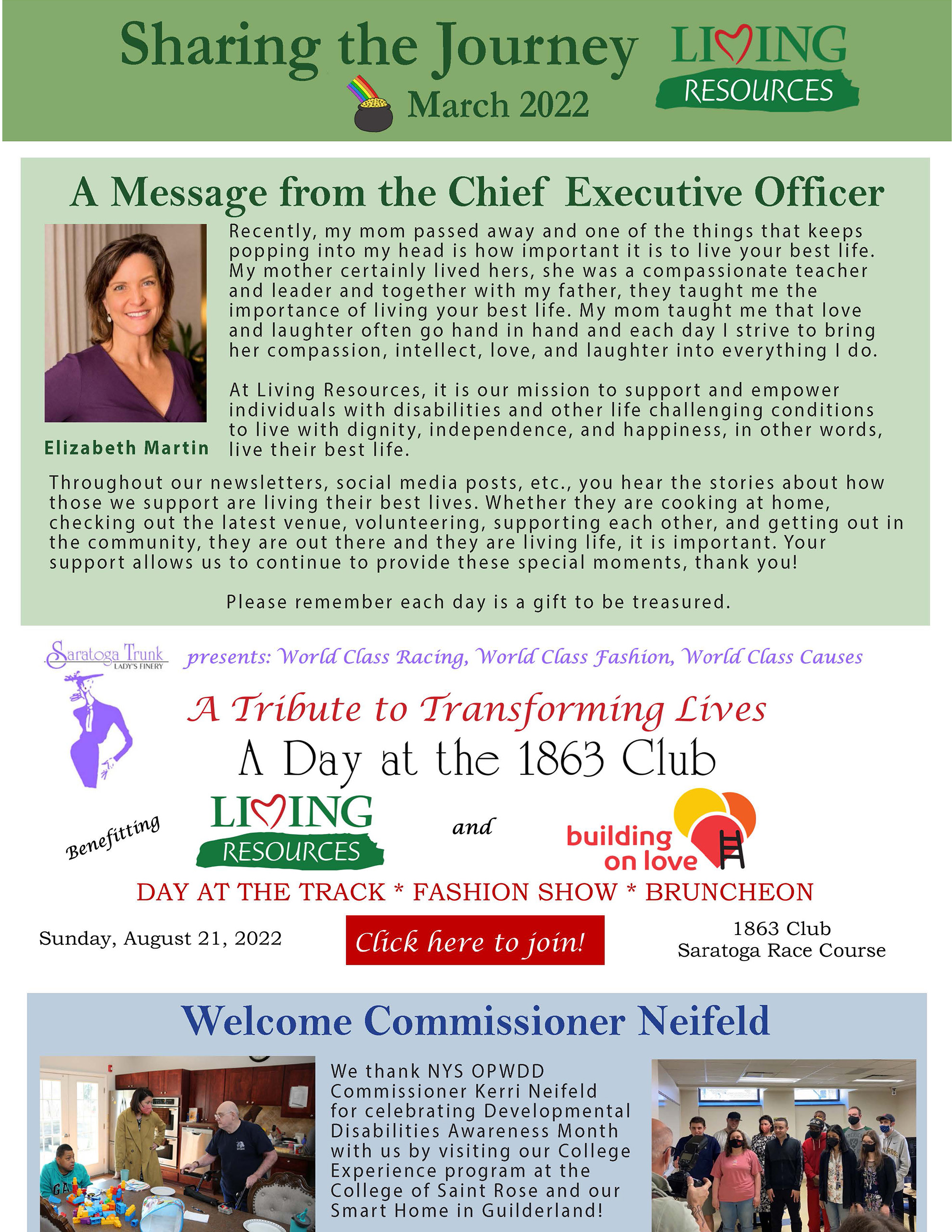 Sharing the Journey Newsletter March2022