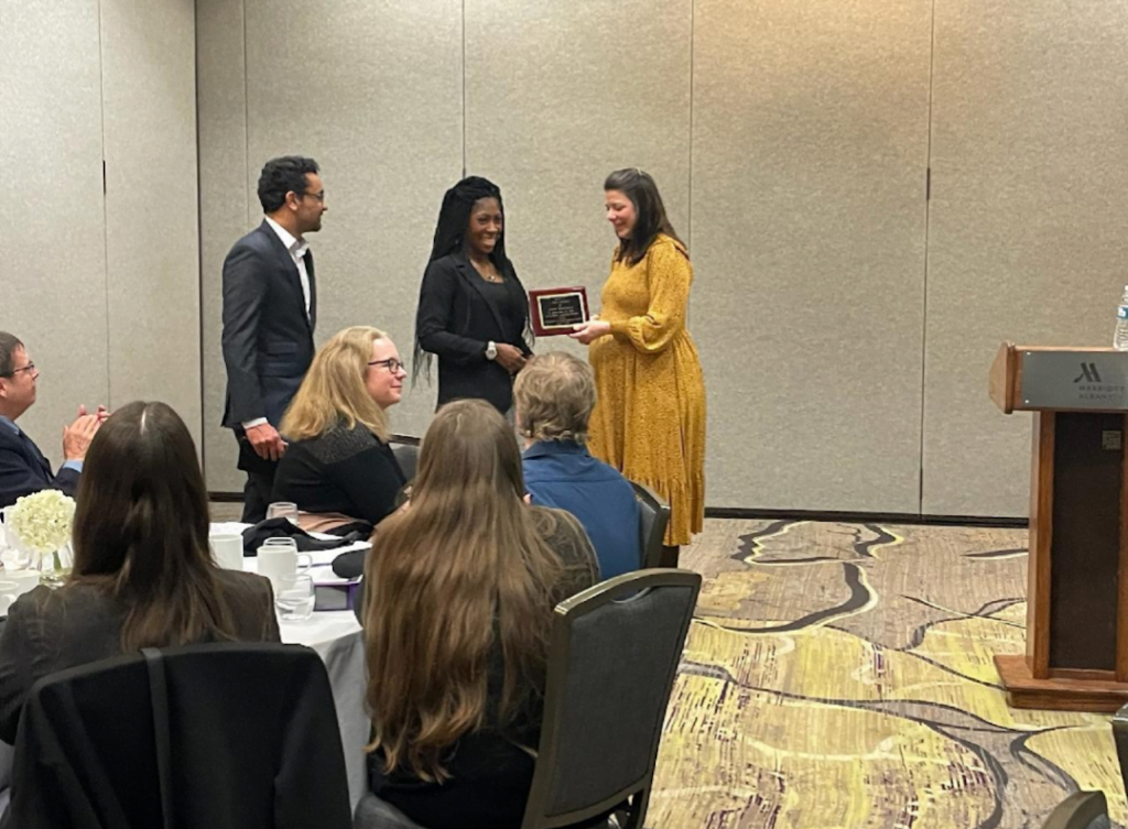 Lasha Wright Award with OPDWW