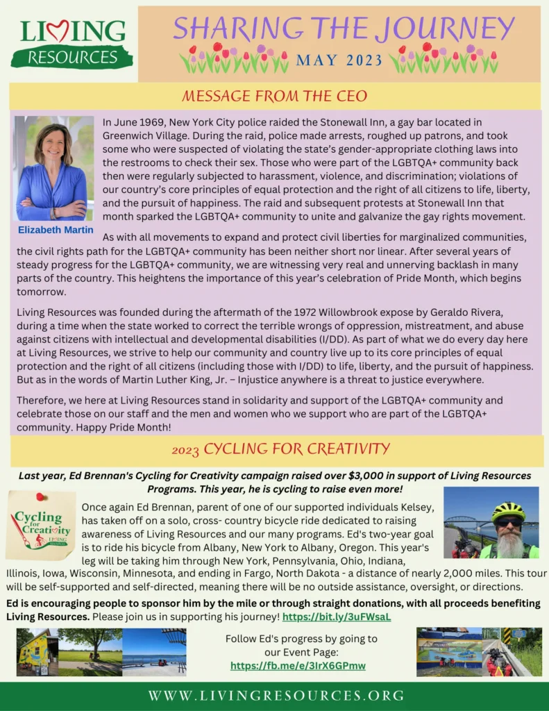 Sharing the Journey- March 2023
