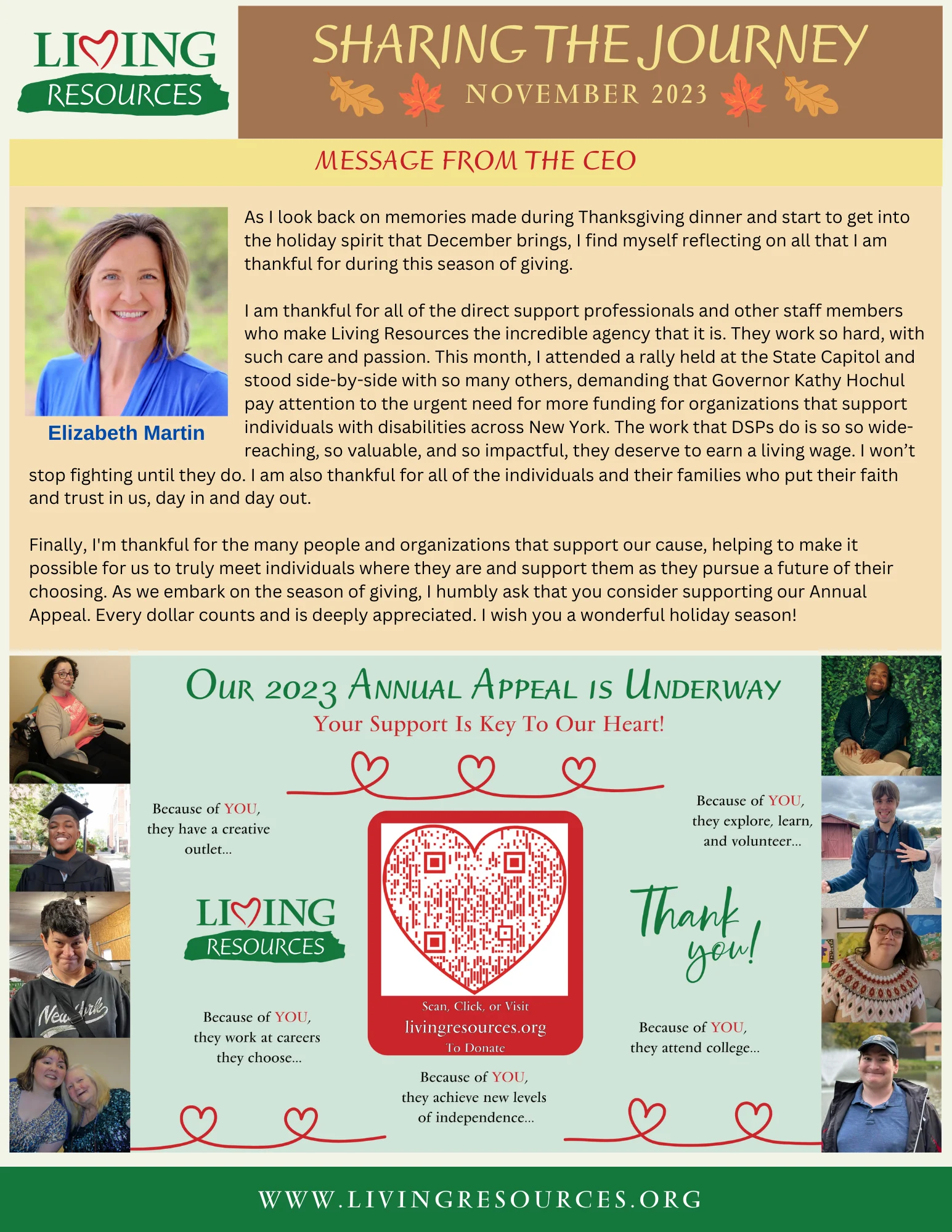 Sharing the Journey- November 2023