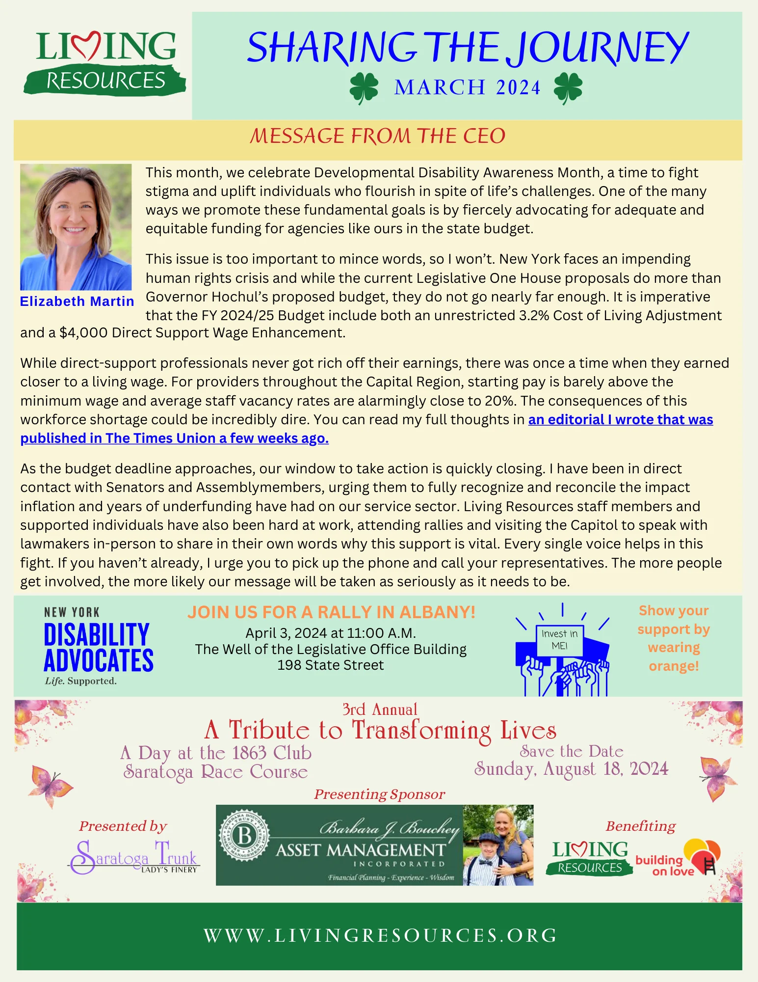 Sharing the Journey - March 2024