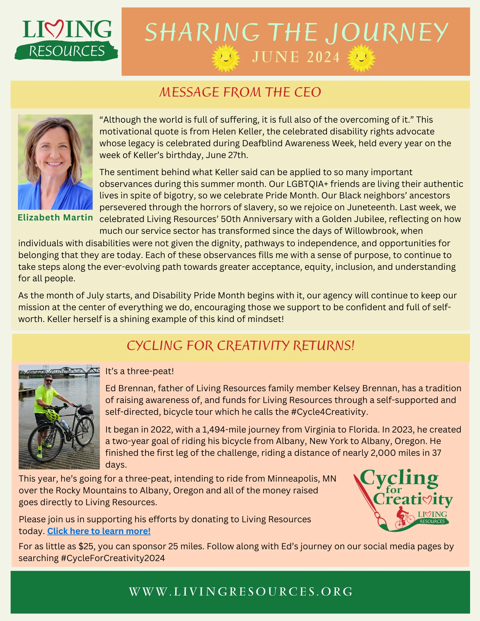 Sharing the Journey - June 2024