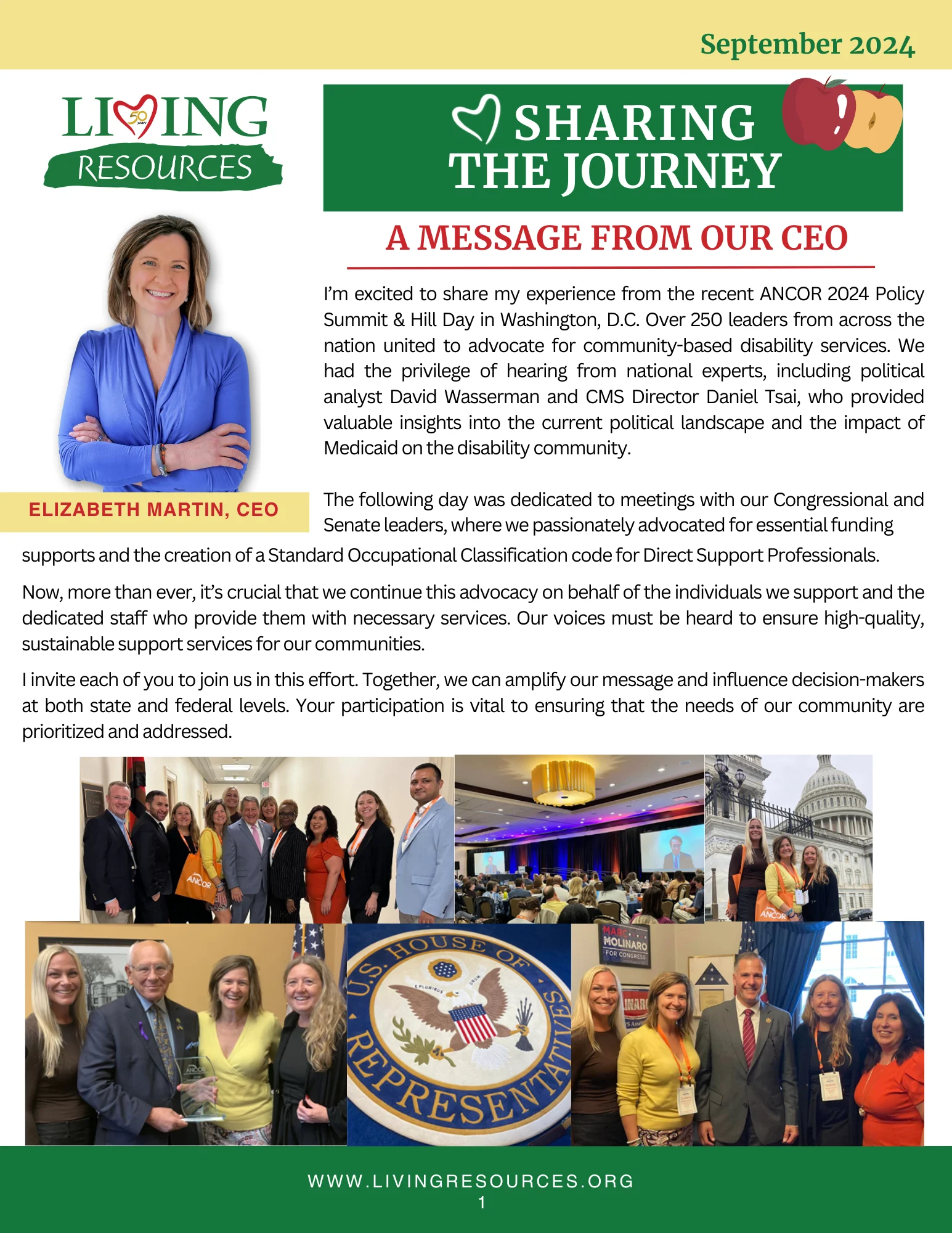Sharing the Journey Newsletter- September 2024