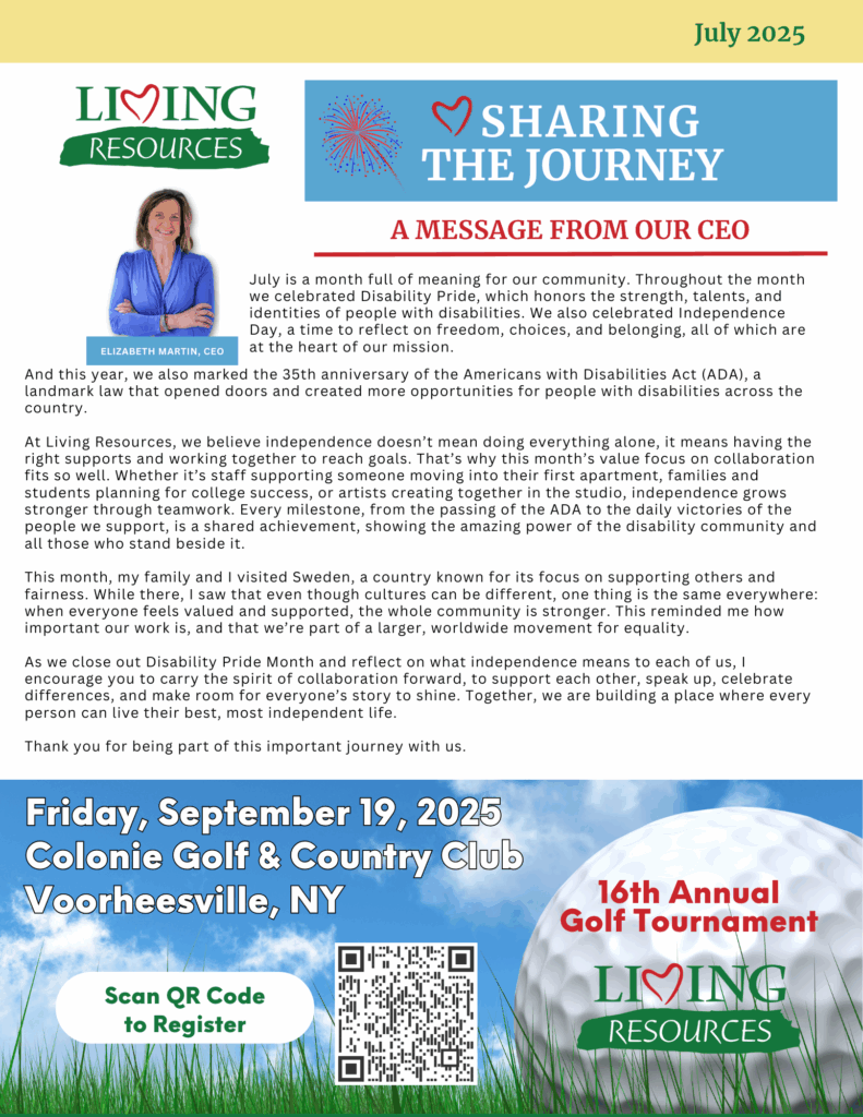 Sharing the Journey Newsletter- April 2025