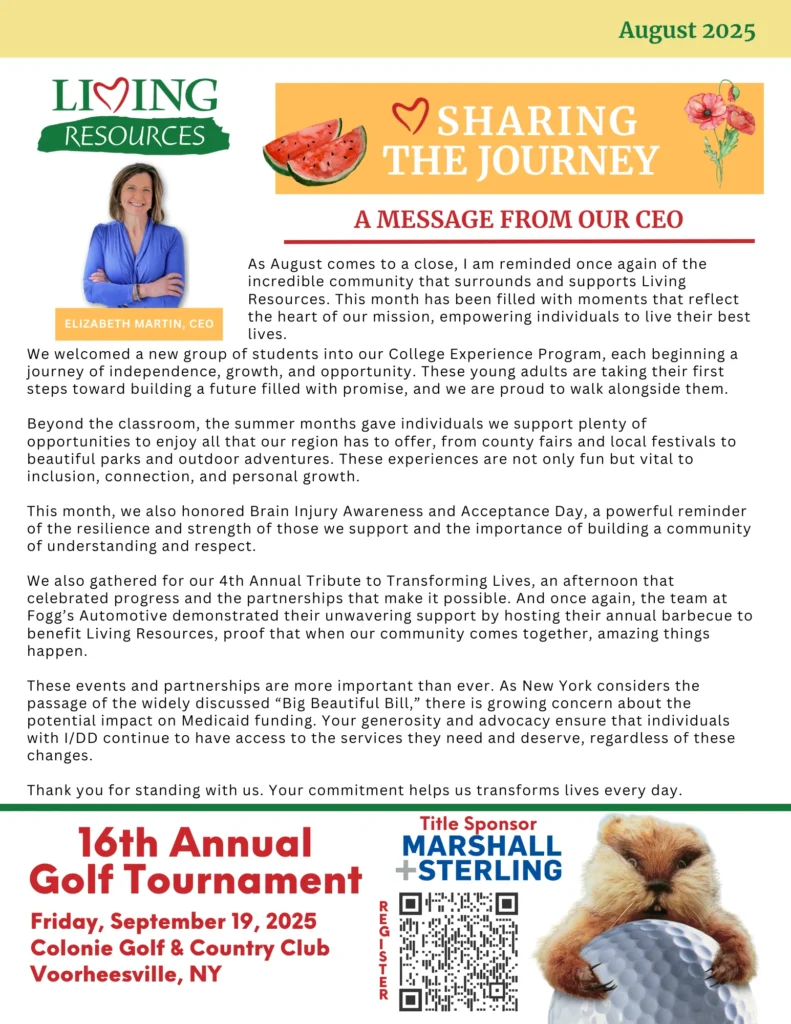 Sharing the Journey Newsletter- April 2025