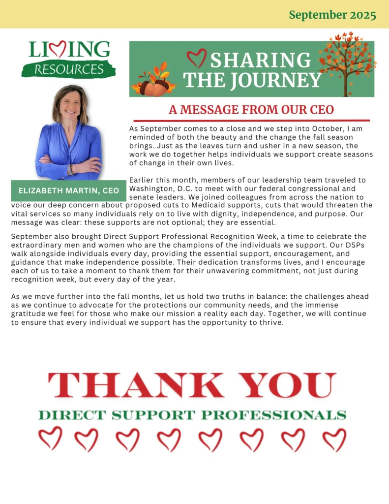 Sharing the Journey Newsletter- April 2025
