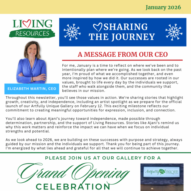 Sharing the Journey Newsletter- January 2026
