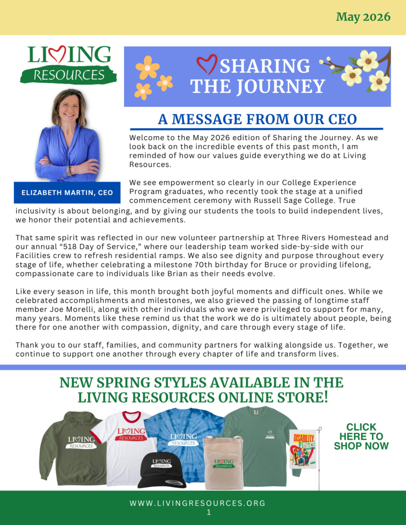 Sharing the Journey Newsletter- May 2026