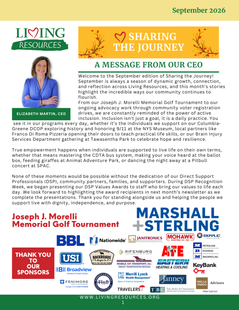 Sharing the Journey September Cover